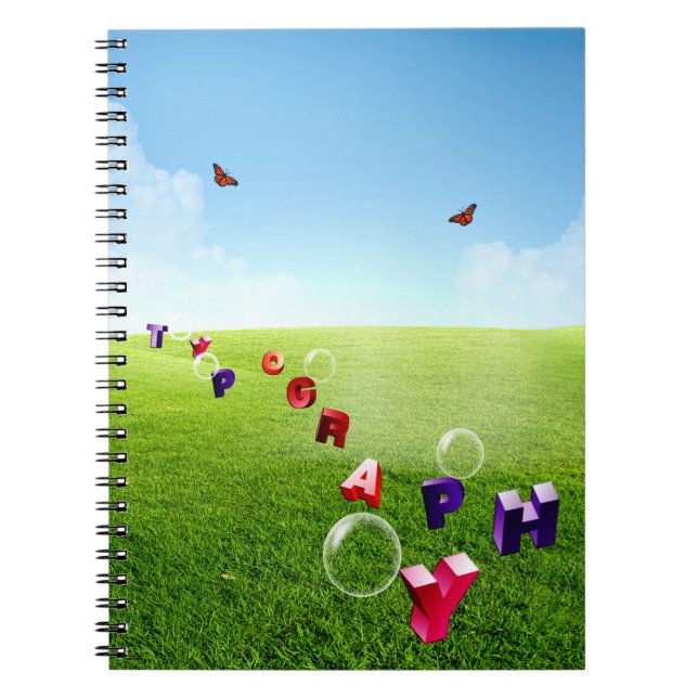 Typography, Notebook (Front)