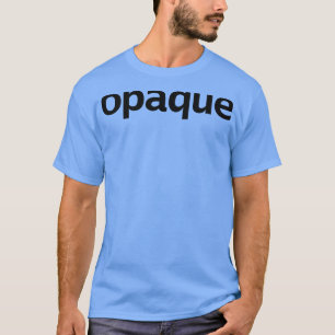 Typography Opaque Black T-Shirt