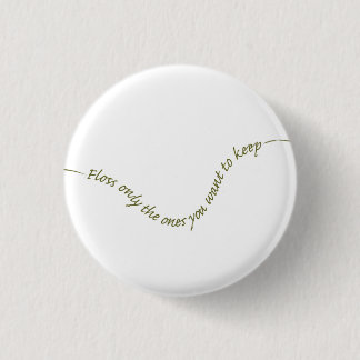 Typography Periodontist Humourous Dentist Warning 3 Cm Round Badge