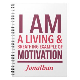 Typography Personalised Notebook