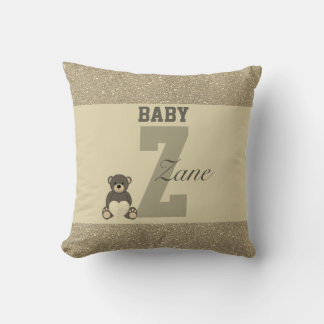 Typography personalized pillows