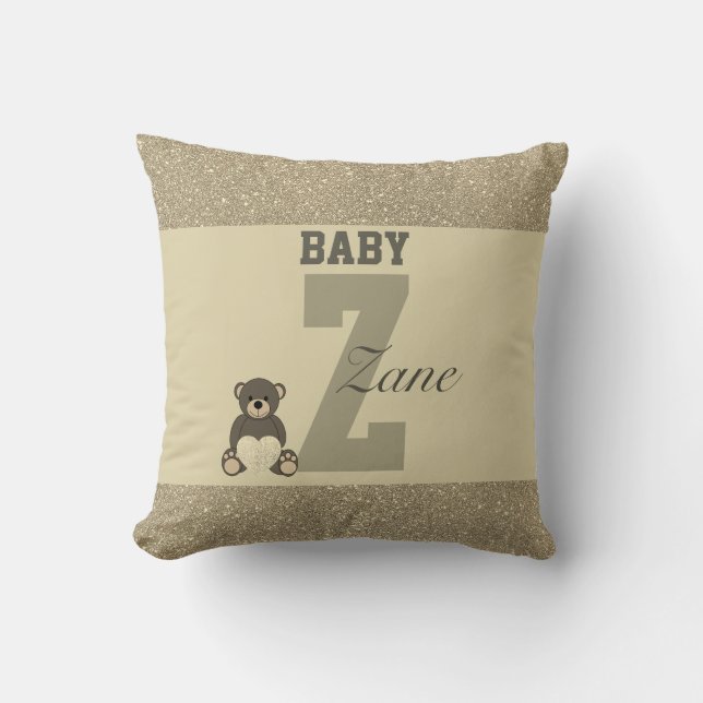 Typography personalized pillows (Front)