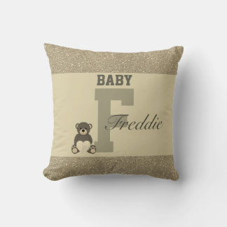 Typography personalized pillows
