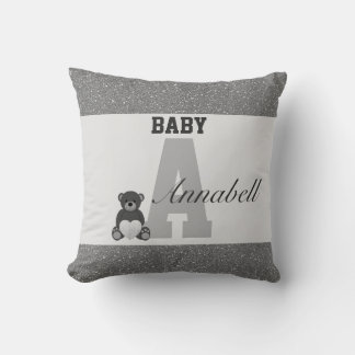 Typography personalized pillows
