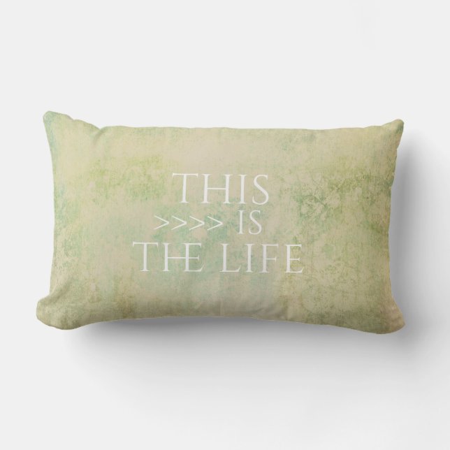 typography  quote accent pillow pastel colours (Front)