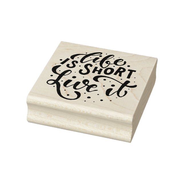 Typography Rubber Stamp (Stamp)