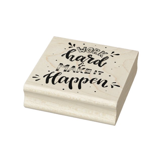 Typography Rubber Stamp (Stamp)