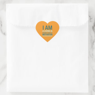 Typography Self Motivating Sticker