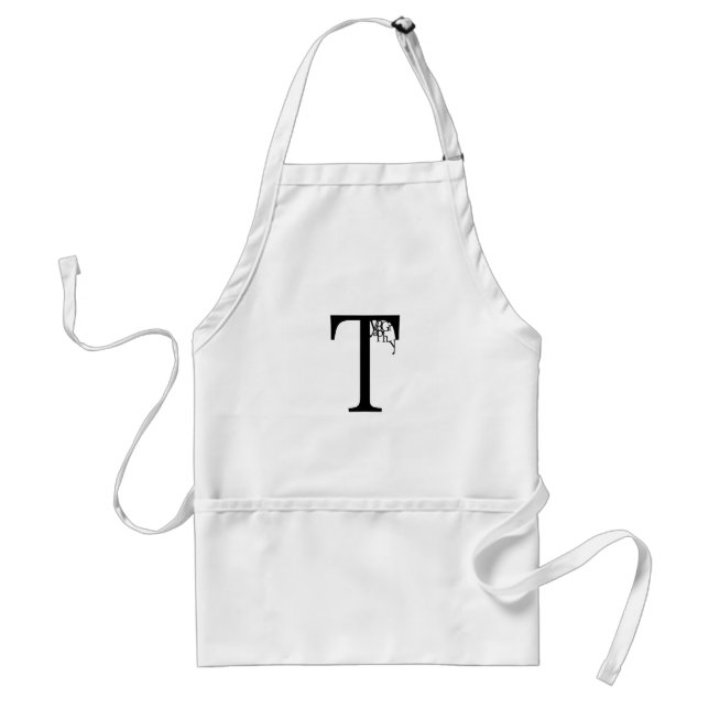 Typography Standard Apron (Front)