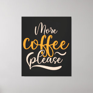 Typography t shirt design Canvas Print