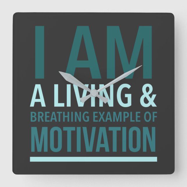 Typography Wall Clock (Front)