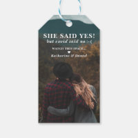 Typography Wedding Postponement Save The Date