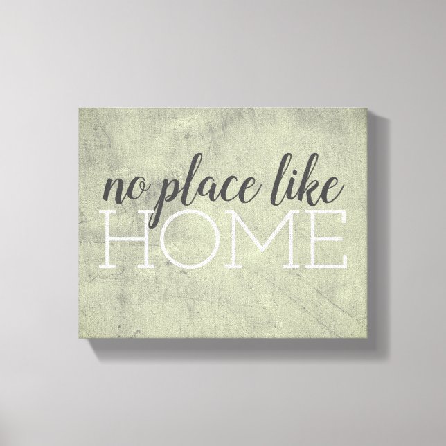 typography wrapped canvas home quote (Front)