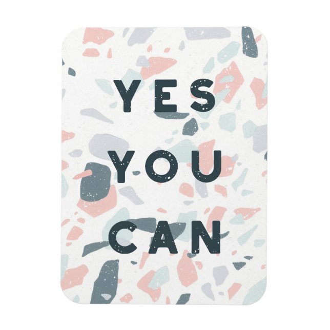 Typography - Yes You Can Magnet (Vertical)
