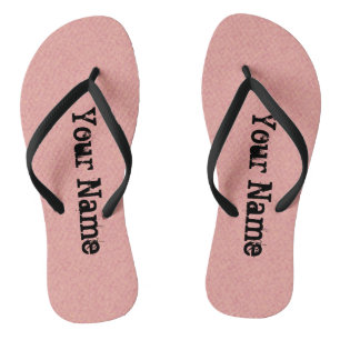 Typography Your Name on any Colour Jandals