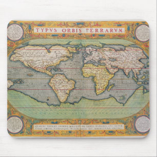 Typus Orbis Terrarum, map of the world Mouse Pad