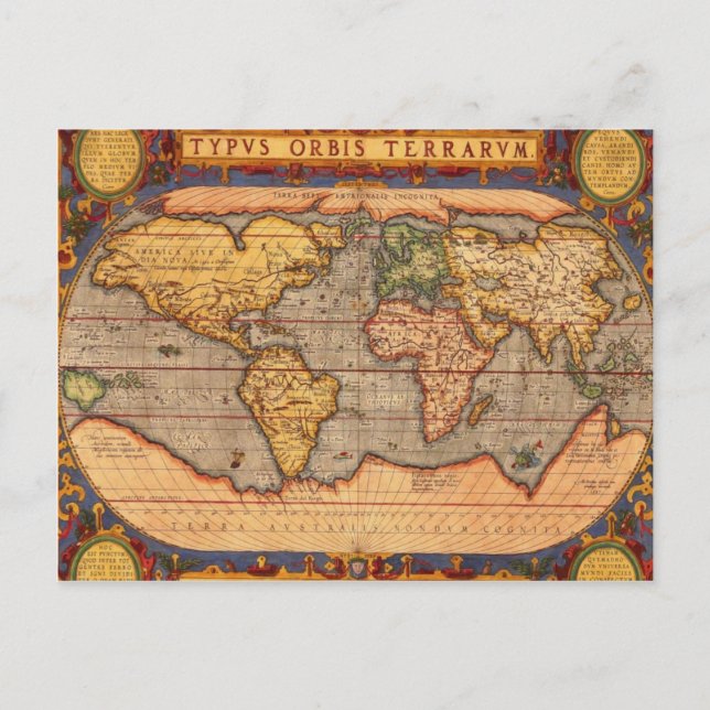 Typvs Orbis Terrarvm Postcard (Front)