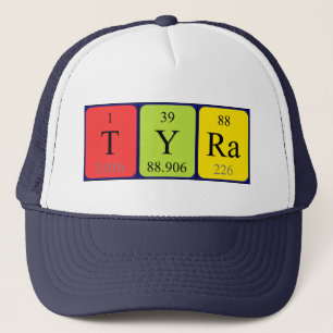 Tyra periodic table name hat