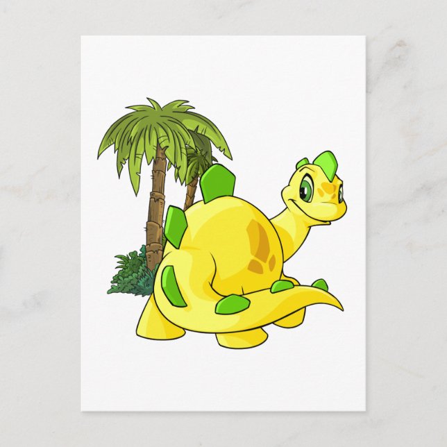 Tyrannian  yellow Chomby gazing Postcard (Front)
