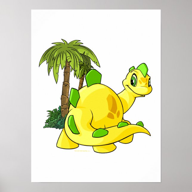 Tyrannian  yellow Chomby gazing Poster (Front)