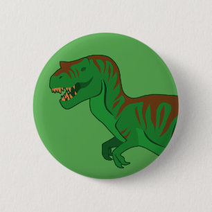 Tyrannosaurus 6 Cm Round Badge