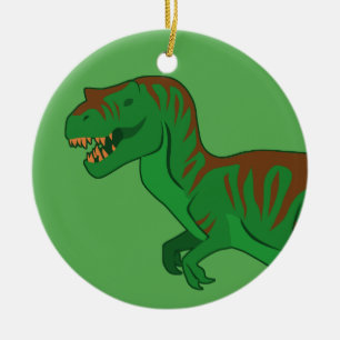 Tyrannosaurus Ceramic Tree Decoration