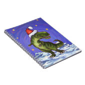 Tyrannosaurus Christmas Notebook (Right Side)