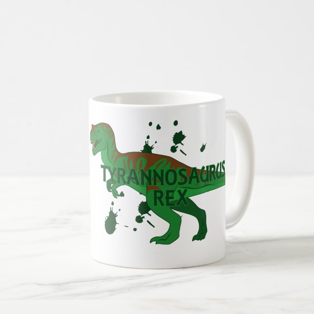 Tyrannosaurus Coffee Mug (Front Right)
