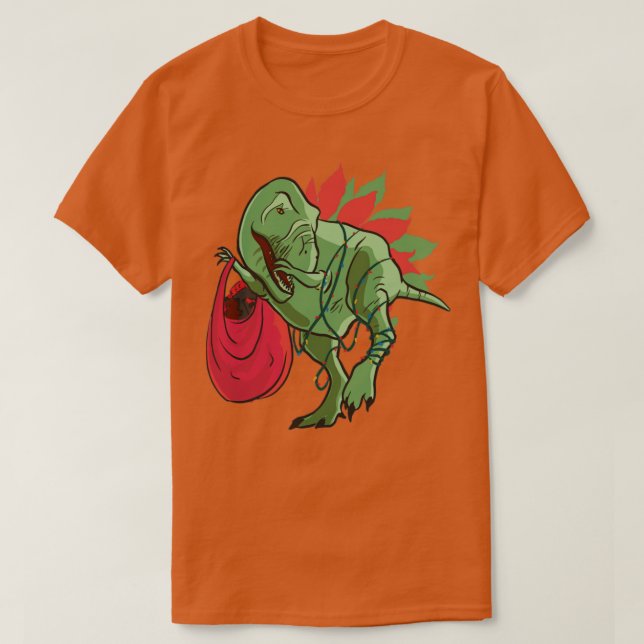 Tyrannosaurus Dabbing T-Shirt (Design Front)
