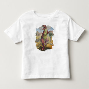 Tyrannosaurus Dinosaur White Tshirt