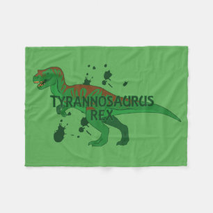 Tyrannosaurus Fleece Blanket