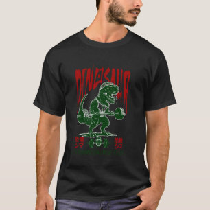 Tyrannosaurus Flex Funny Cute Gym and Fitness Dino T-Shirt