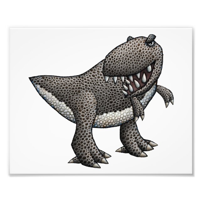 Tyrannosaurus Illustration Photo Print (Front)