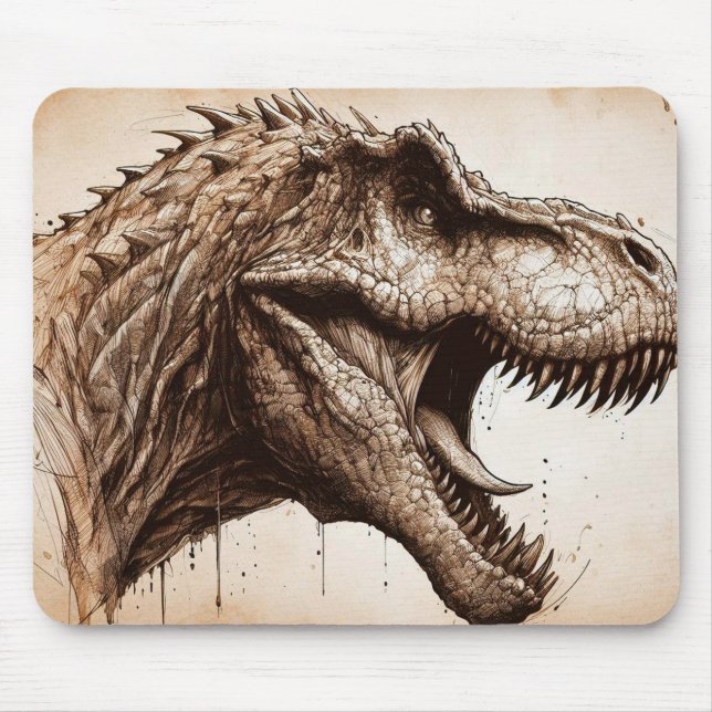 Tyrannosaurus Mouse Pad (Front)