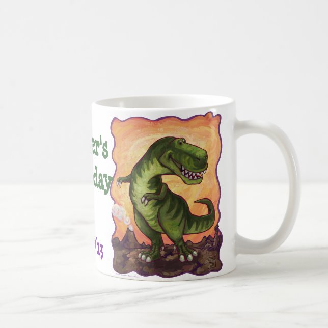 Tyrannosaurus Party Centre Coffee Mug (Right)