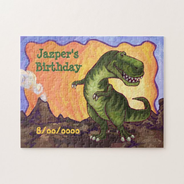 Tyrannosaurus Party Centre Jigsaw Puzzle (Horizontal)