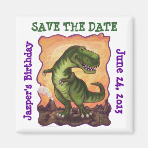 Tyrannosaurus Party Centre Magnet