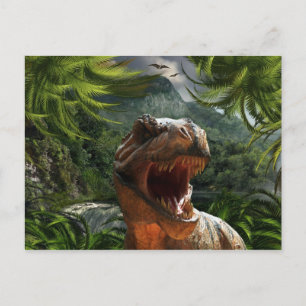 tyrannosaurus-rex-284554 tyrannosaurus rex dinosau postcard