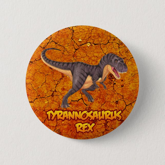 Tyrannosaurus Rex button (Front)