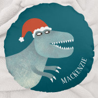 Tyrannosaurus Rex Christmas Santa Hat Personalised