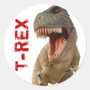 Tyrannosaurus Rex Classic Round Sticker
