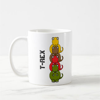 Tyrannosaurus-Rex Cretaceous Cartoon Coffee Mug