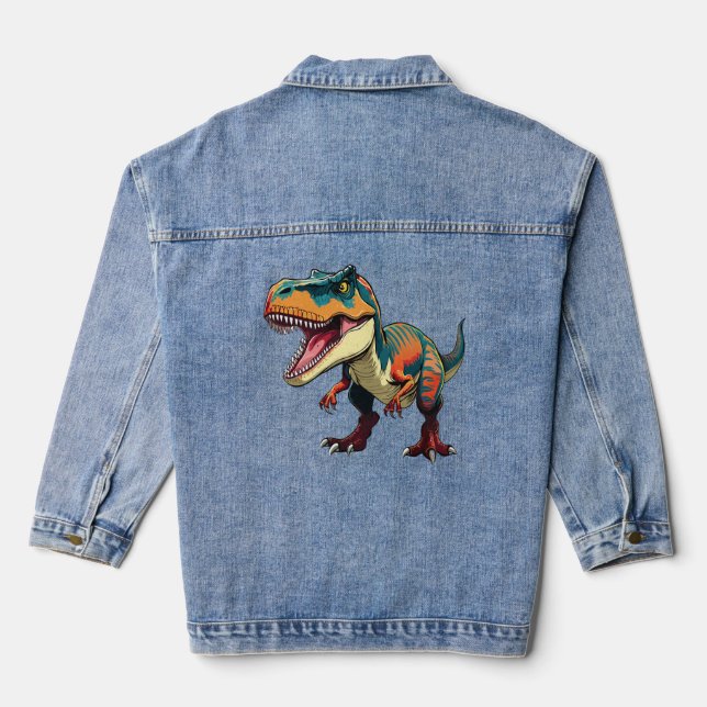 Tyrannosaurus Rex Denim Jacket (Back)