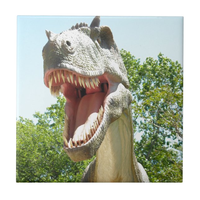 Tyrannosaurus Rex dinosaur Tile (Front)