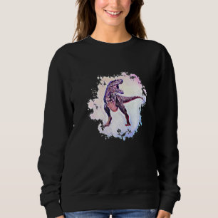 Tyrannosaurus Rex Dinosaurs Motif Prehistoric Pred Sweatshirt