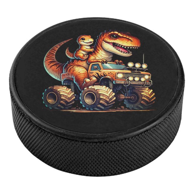Tyrannosaurus Rex Hockey Puck (3/4)