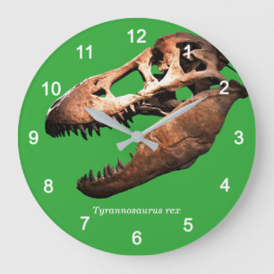 Tyrannosaurus rex large clock