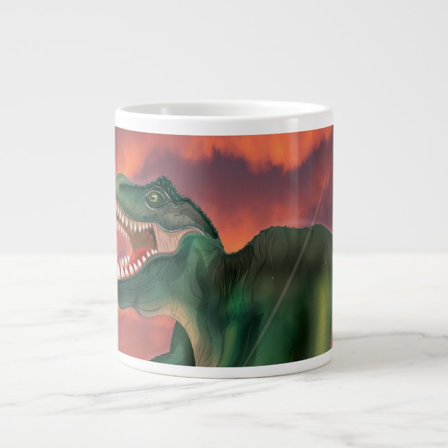 Tyrannosaurus Rex Large Coffee Mug (Front)