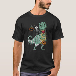 Tyrannosaurus rex mummy ghost for dinosaur T-Shirt