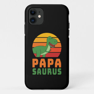 Tyrannosaurus Rex Papasaurus Dinosaur Father's Day Case-Mate iPhone Case